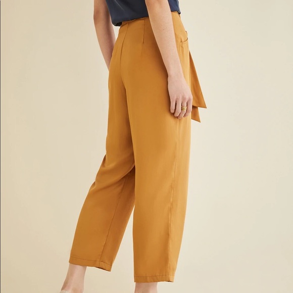 NWT Amour Vert Anissa Tencel Twill pants. XS, color: spice - Picture 3 of 6